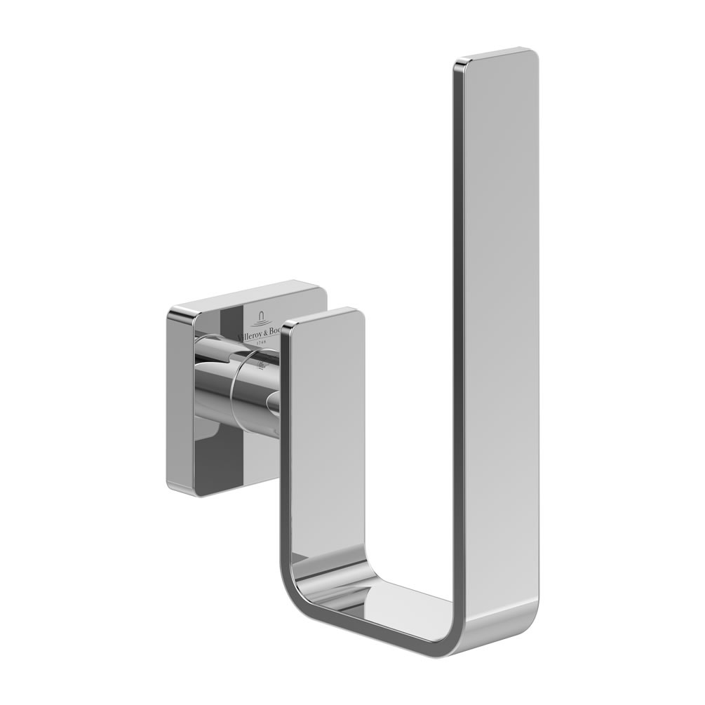 Cutout image of Villeroy & Boch Elements Striking Chrome Spare Toilet Roll Holder